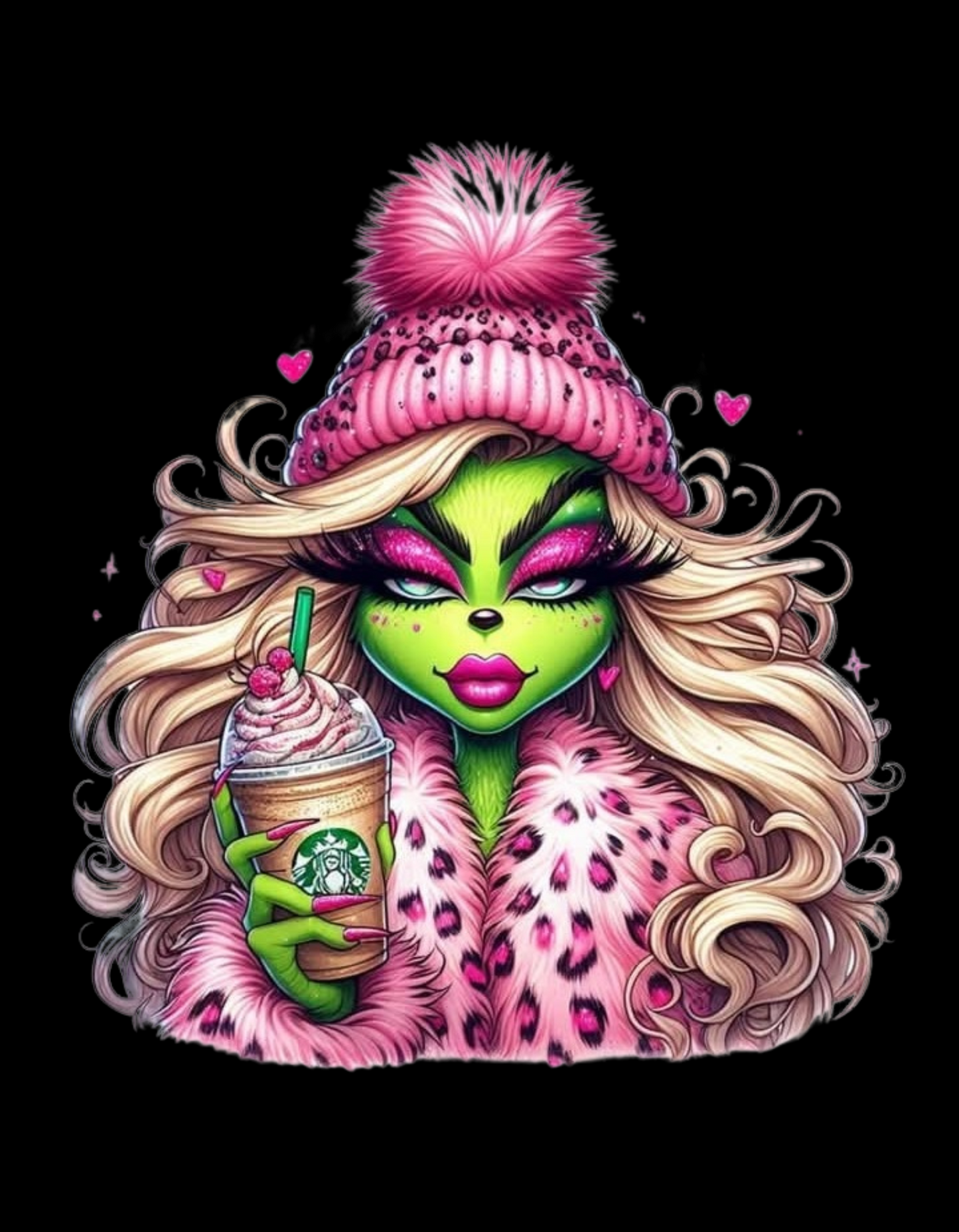 Women's Christmas Grinch Long Sleeve Shirt