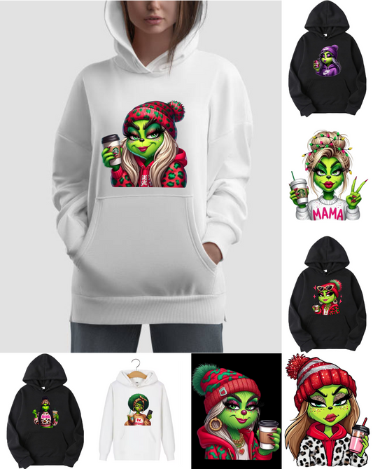 Women's Christmas Grinch Hoodie