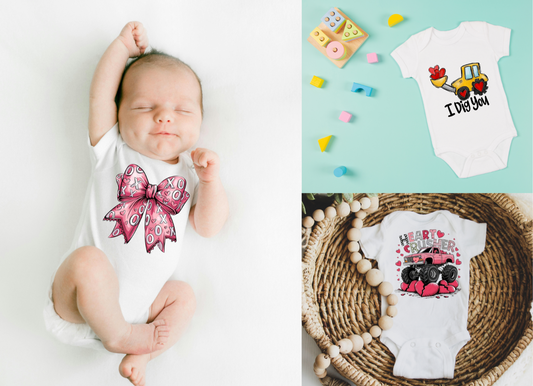 Baby Valentine's Day Onesie