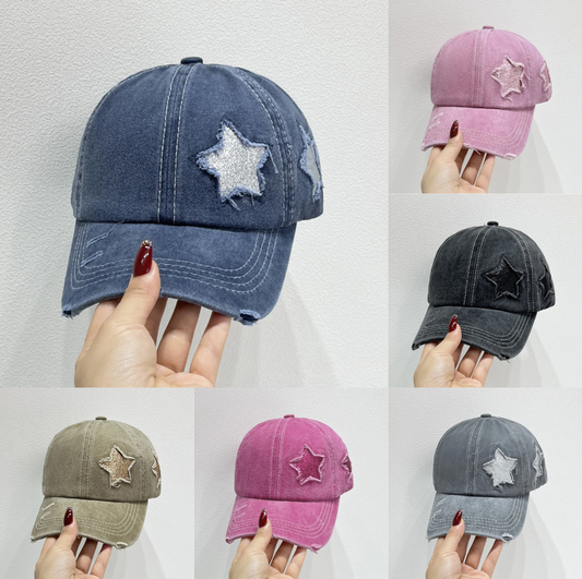 Women's Star Adjustable Baseball Cap