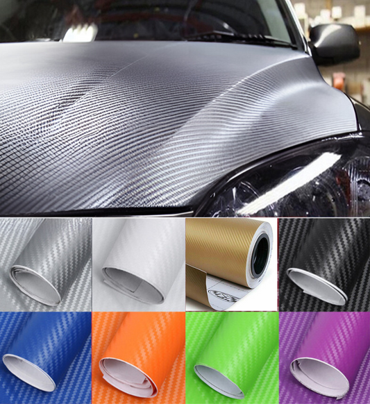 Vehicle 3D Carbon Fiber Sticker Roll