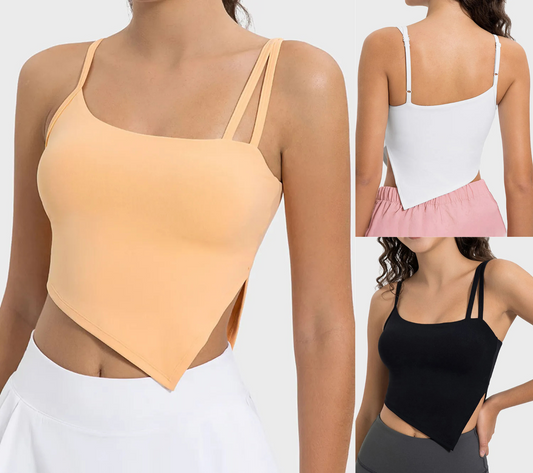Millennia Asymmetrical Cropped Top