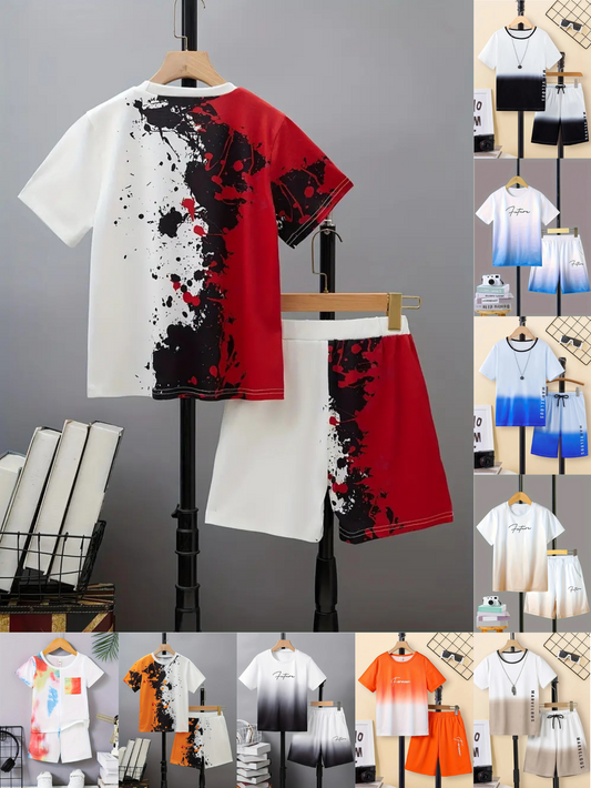 Boy's Cotton Blend Outfit 2pcs set