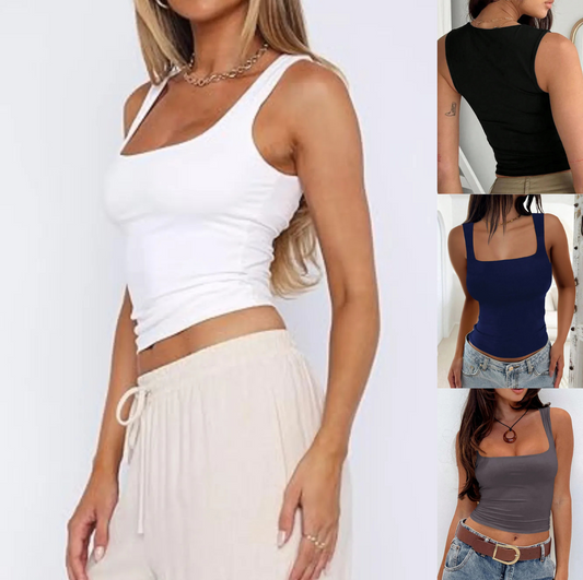 Devine Cropped Tank Top
