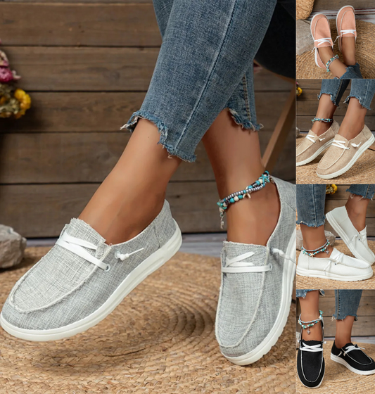 Dear Monkey Canvas Slip-Ons