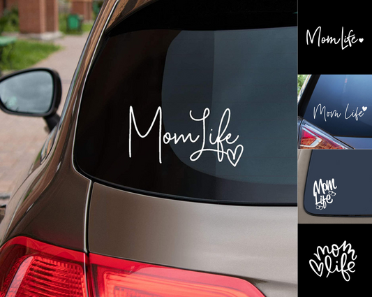 Mom Life Vehicle Decal