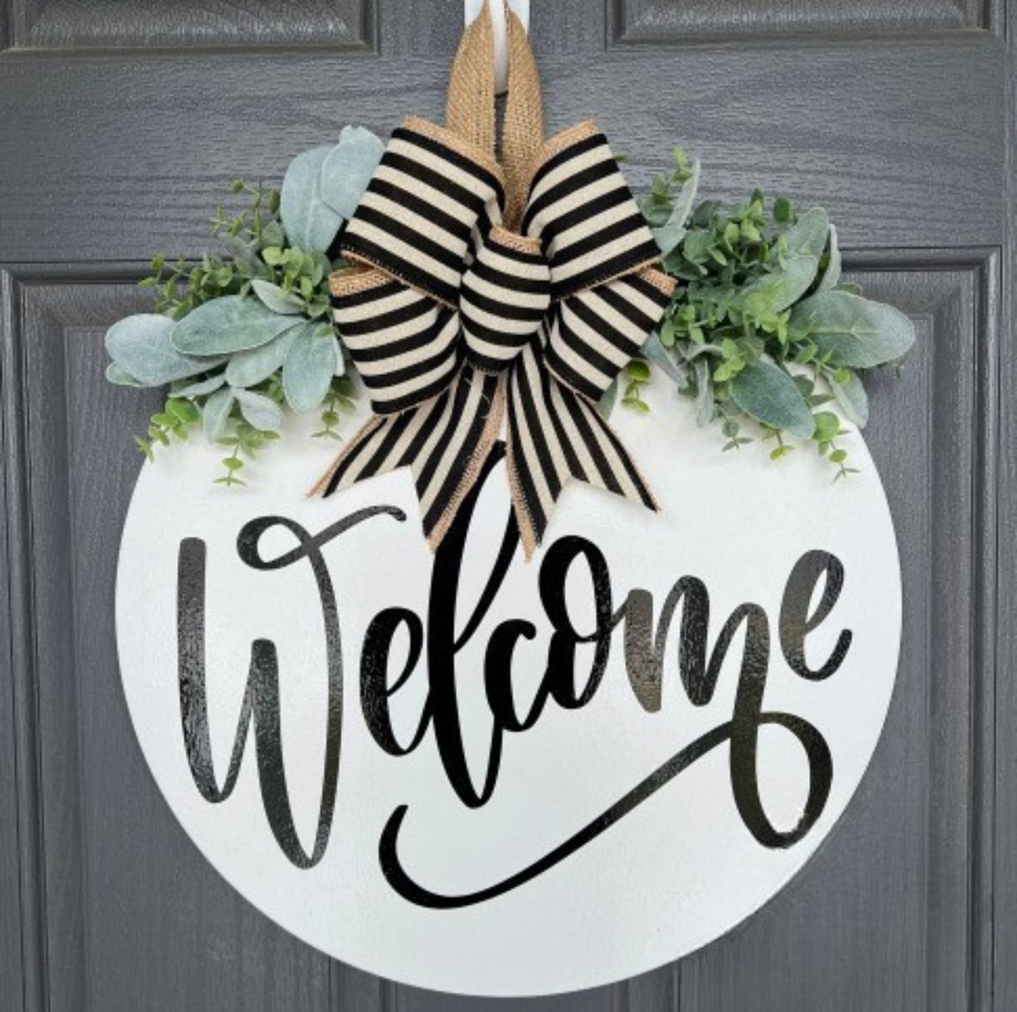 Seasonal Wooden Door Hanger