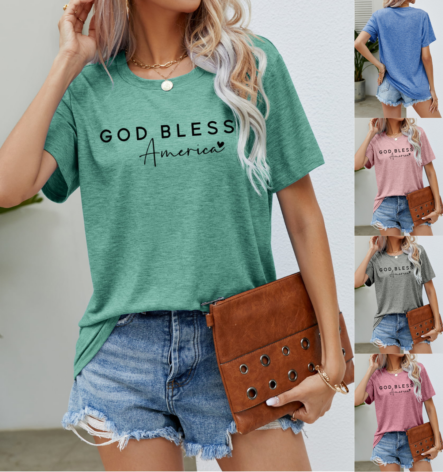 Women's God Bless America T-Shirt