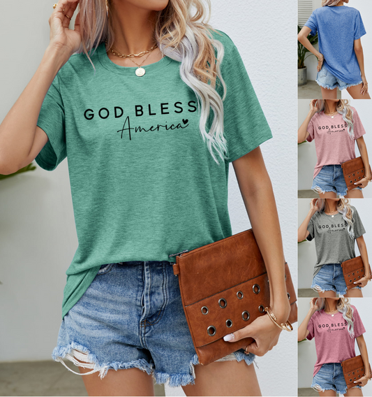 Women's God Bless America T-Shirt