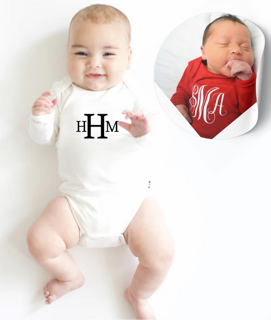 Baby Initial Onesie