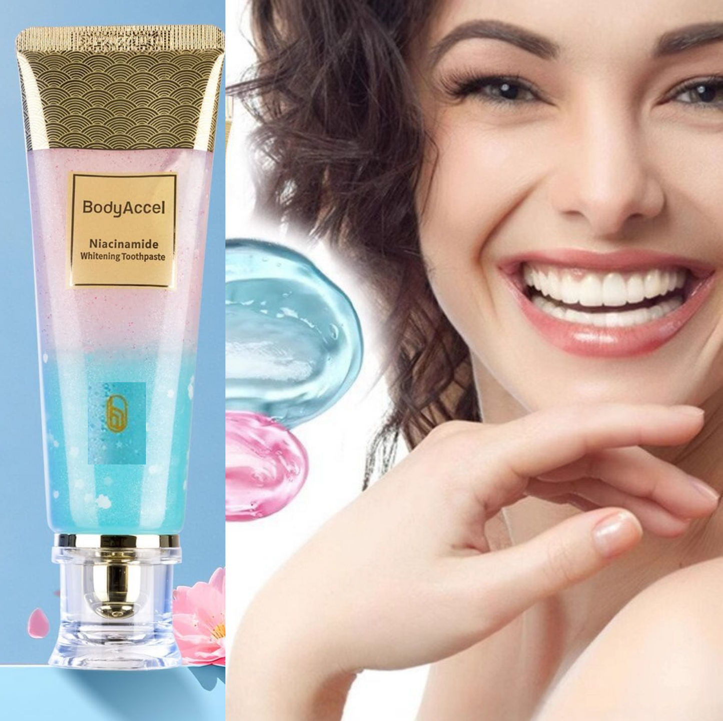 Body Accel Whitening Nicotinamide Toothpaste