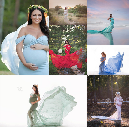 Maternity Floating Photoshoot Dress