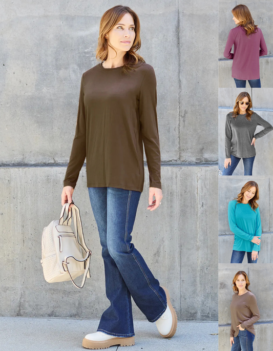 Basic Bae Long Sleeve Top