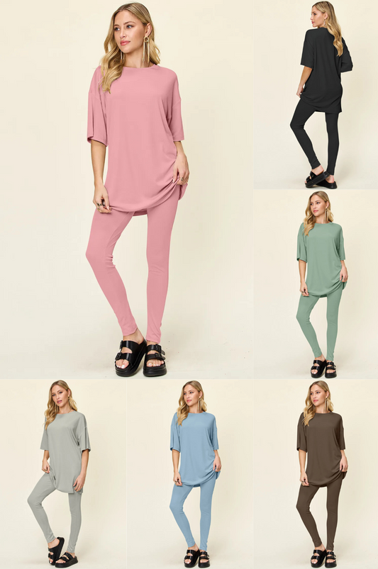 Double Take Lounge Outfit 2pcs set