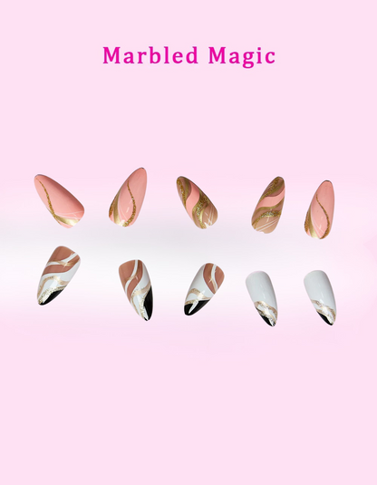 So Pink Beauty Coastal Magical Press On Nails