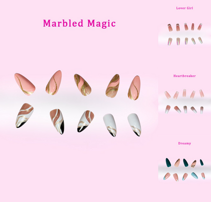 So Pink Beauty Coastal Magical Press On Nails