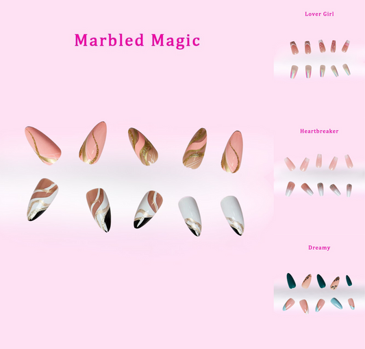 So Pink Beauty Coastal Magical Press On Nails