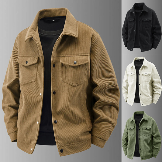 Men's Corduroy Button-Down Shirt