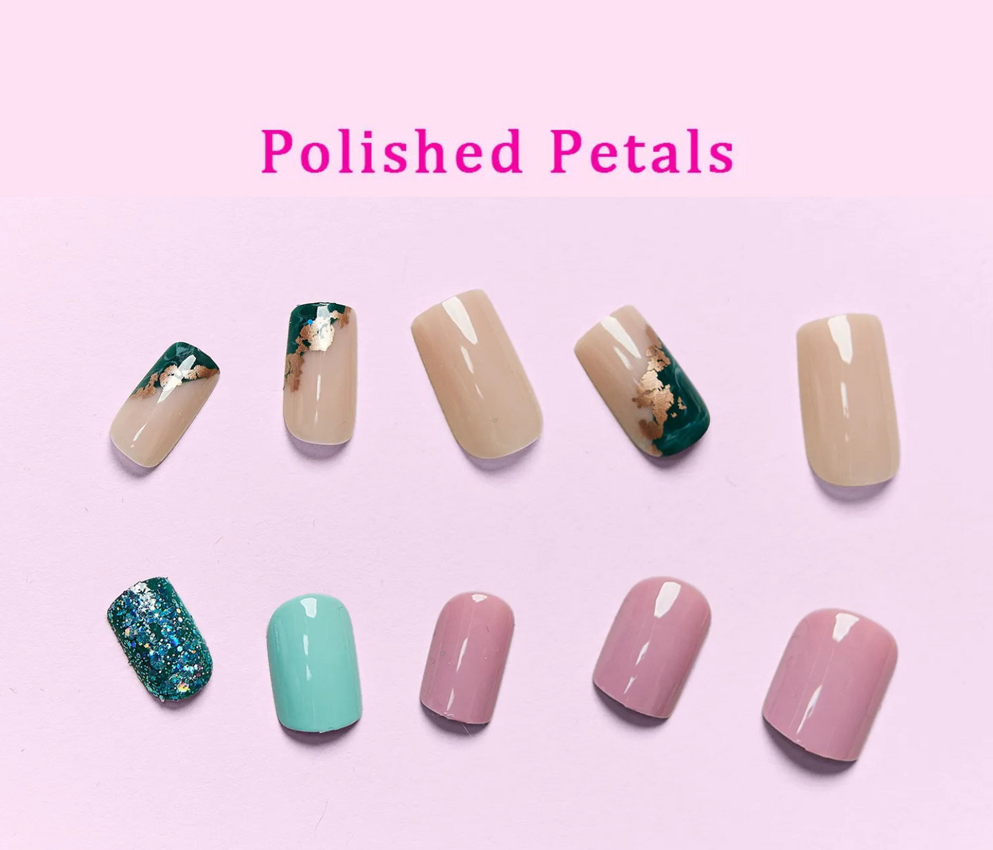 So Pink Beauty Midnight Bliss Collection Press-On Nails