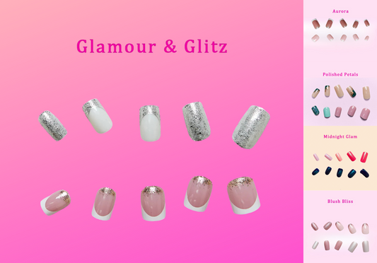 So Pink Beauty Midnight Bliss Collection Press-On Nails