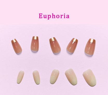 So Pink Beauty Natural Glitz Collection Press-On Nails