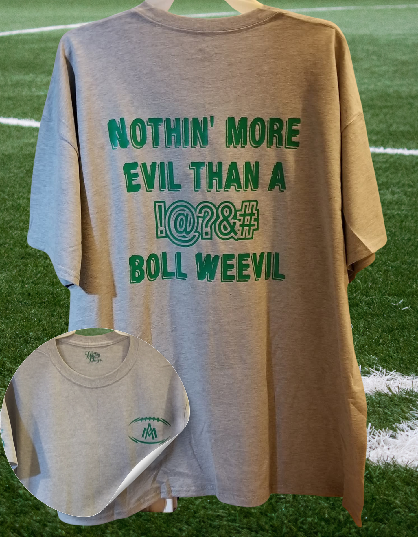 Nothin' More Evil Than A !@?&# Boll Weevil T-Shirt