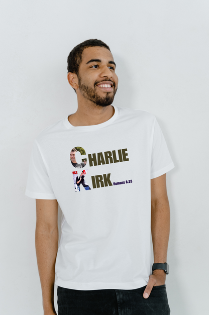 Charlie Kirk Roman 8:28 T-Shirt