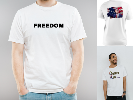 Charlie Kirk Roman 8:28 T-Shirt