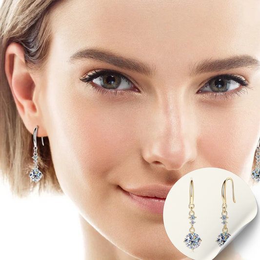 Radiant Jewel Dangle Earrings