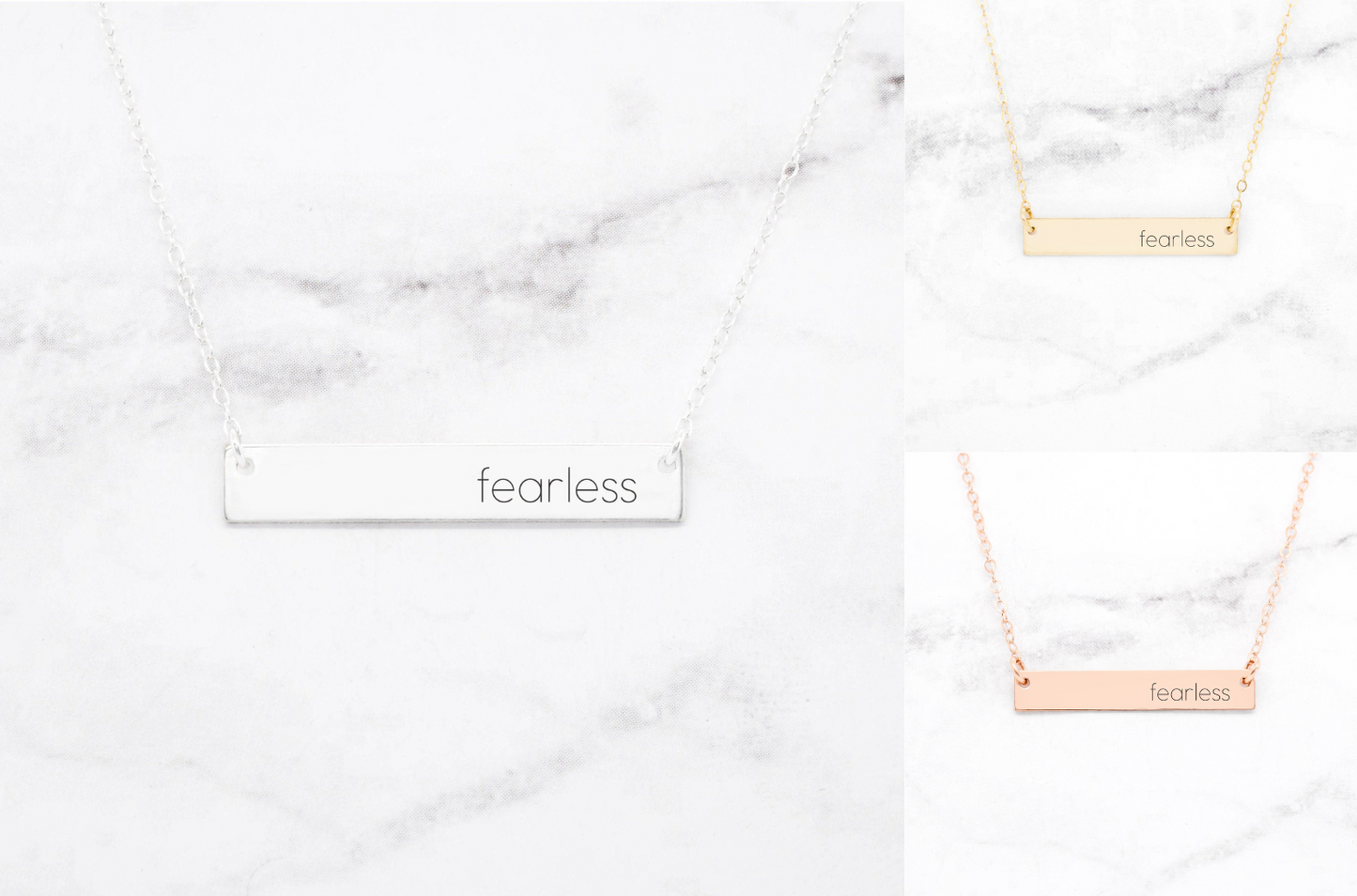 Fearless Bar Necklace