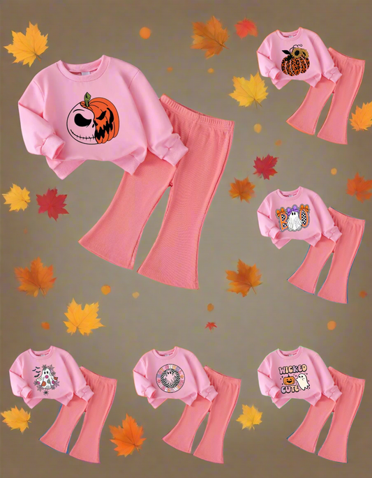 Baby Girl's Halloween Outfit 2pcs set