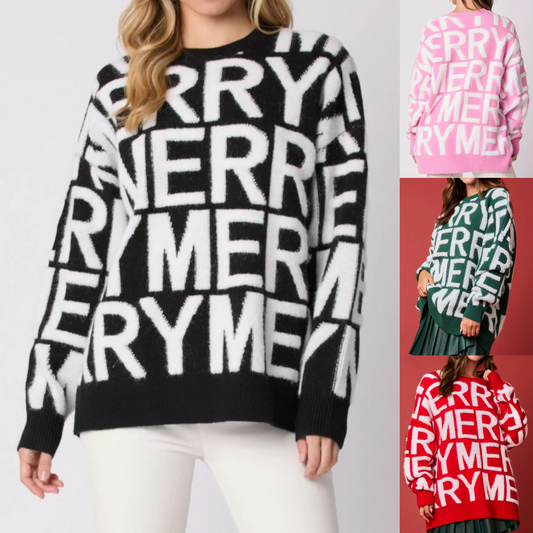 Women's Oversized Merry Sweater