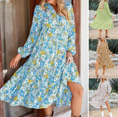 Women's Floral Midi Dress