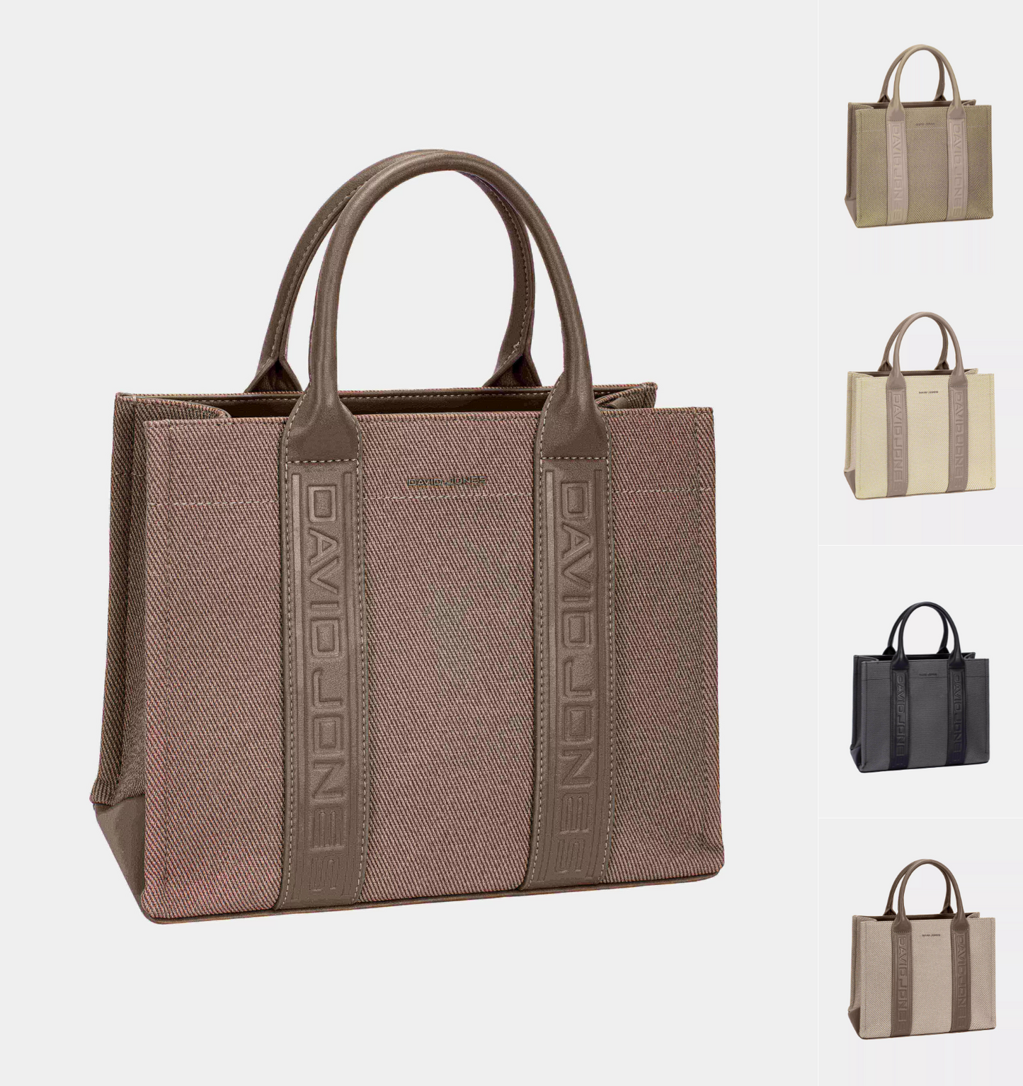 David Jones Canvas Handbag