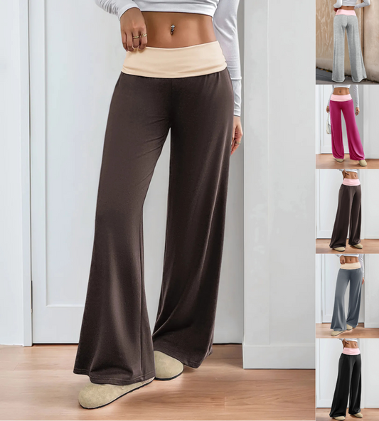 Perfee Wide Leg Yoga Pants