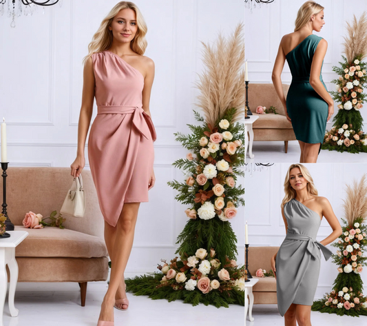 Women's Sara Asymmetrical Wrap Dress