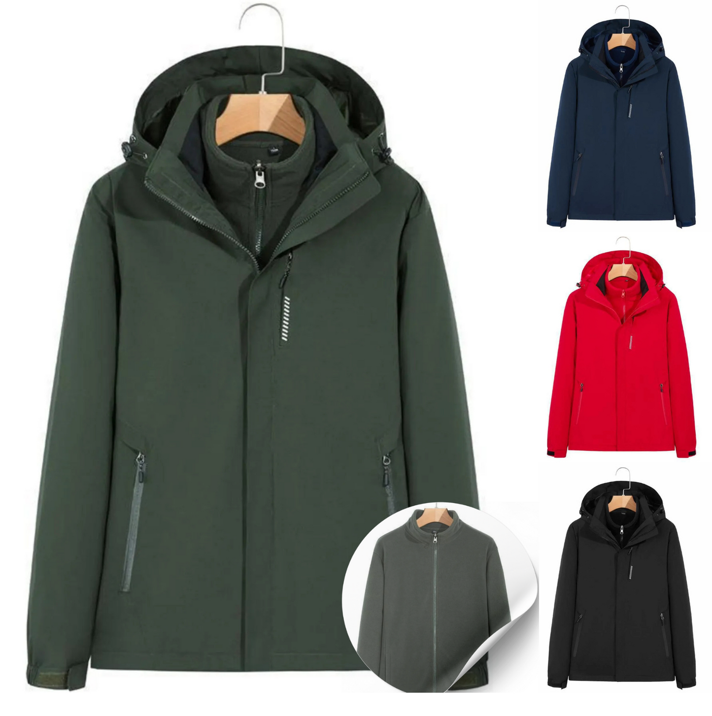 Men's Plus Size Waterproof Jacket