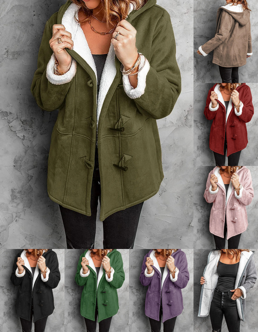 Women's Sherpa Lined Toggle Coat
