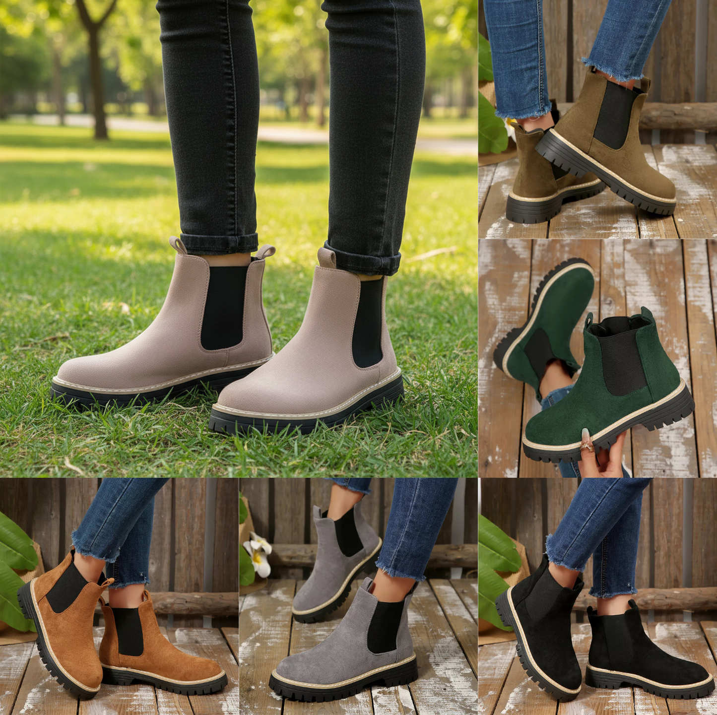 Women's Leather Ankle Boots