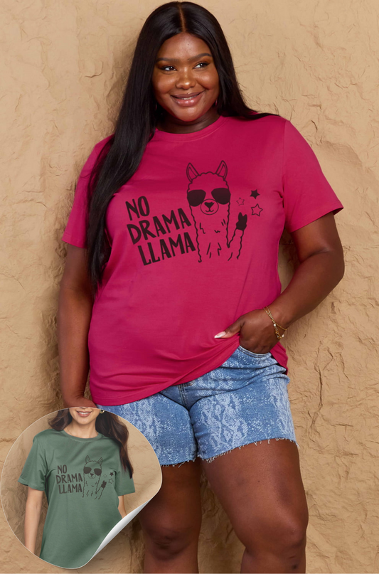 Women's No Drama Llama T-Shirt