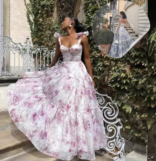 Women's Floral Corset Dress