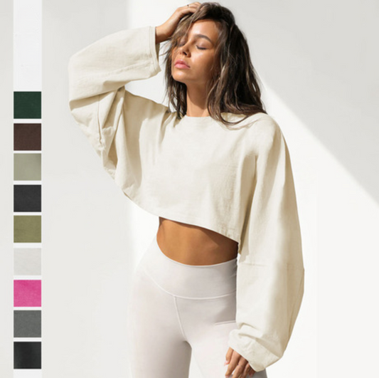 Women's Oversized Crop Shirt