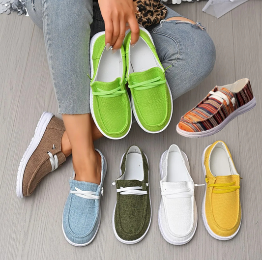 Women's Hatley Designs Canvas Slip Ons