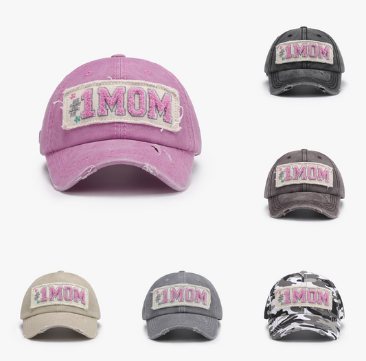 #1 Mom Baseball Cap adjustable