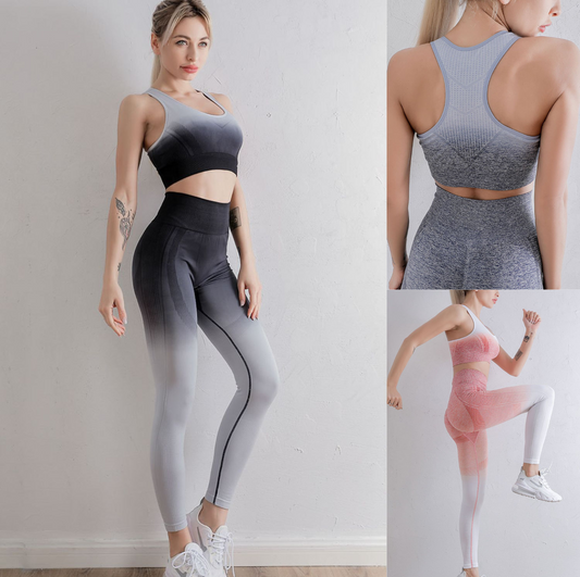 Women's Ombre Workout Outfit