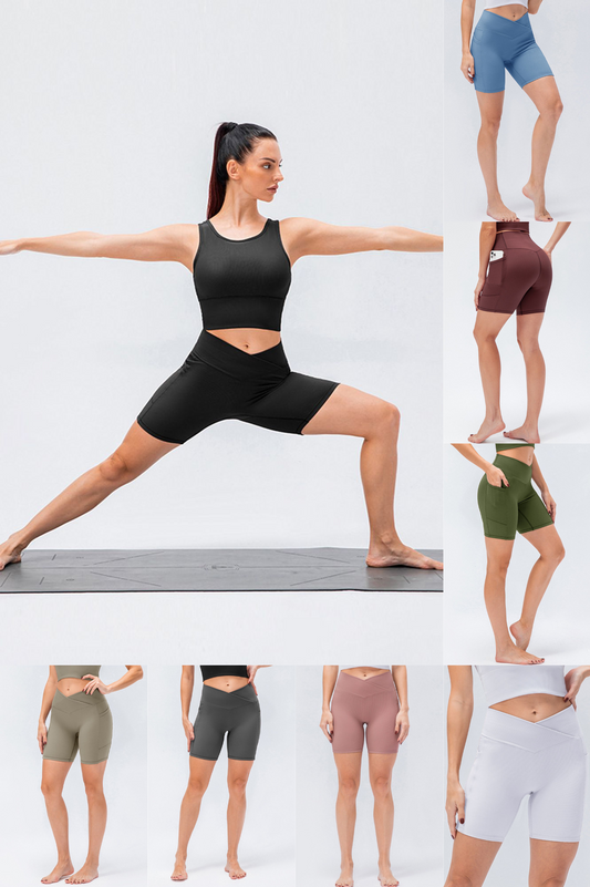 Women's V-Shape Waistband Shorts