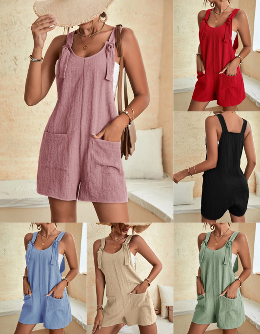 Women's Short Overalls