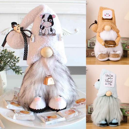 Pom-Pom Trim Faceless Gnomes
