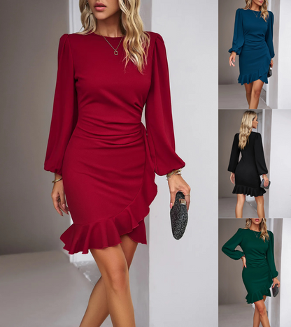 Devine Ruffle Mini Dress
