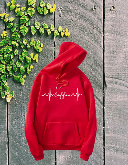 Coffee Heartbeat Hoodie